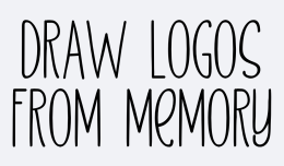 Draw Logos From Memory