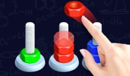 Sort Puzzle: Nuts And Bolts