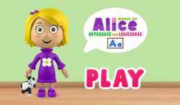 World of Alice Uppercase and Lowercase