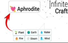 Infinite Craft Recipes - How to Make Aphrodite? img