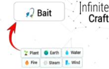 Infinite Craft Recipes - How to Make Bait? img