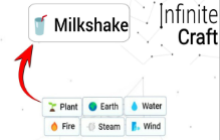 Infinite Craft Recipes - How to Make Milkshake? img